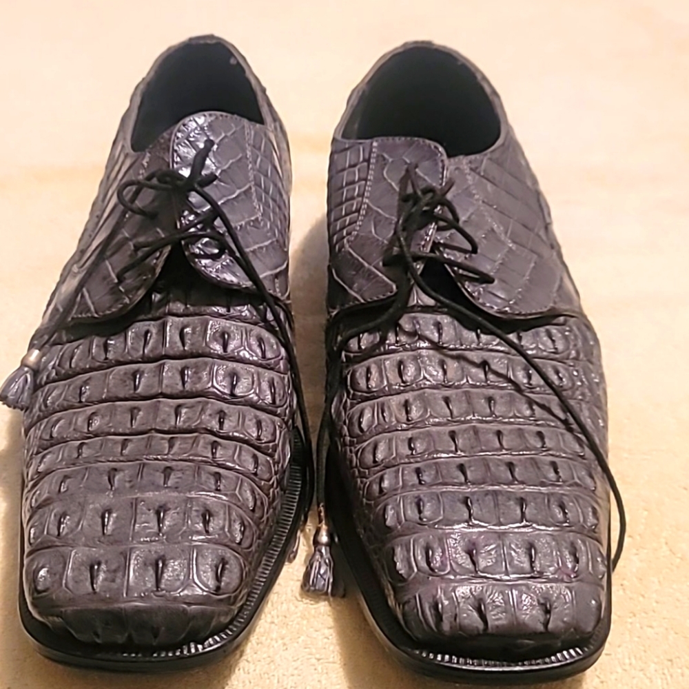 Slick erotica mens alligator shoes